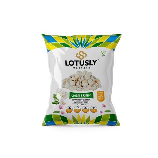 [COF_POUCH] Cream & Onion Flavoured Makhana